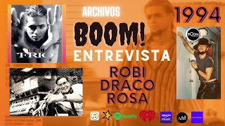 Entrevista en radio Robi Draco Rosa 1994 lanzamiento álbum quotFríoquot [upl. by Adalai]