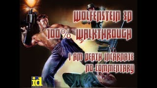 Wolfenstein 3D Walkthrough 100  Episode 2 Floor 8  Aardwolf Maze Items  Enemies [upl. by Enitsirc]