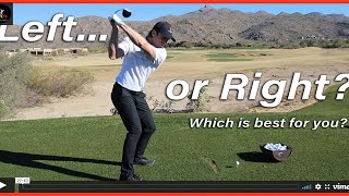 Discover Your Ideal Golf Swing Left Side VS Right Side Dominant  Which Is Best for You [upl. by Nyrrat]