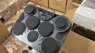 Alesis 7Pad Portable Drum Pad Compact Kit 7  Sound Check Demo [upl. by Aleuqahs]