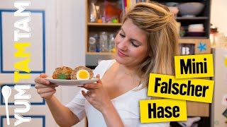 Mit Ei gefüllte MiniHackbraten  Restlos glücklich 7  yumtamtam [upl. by Idissak536]