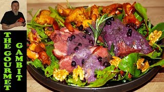 Duck Breast in Blueberries Sauce  French Bistro Recipe [upl. by Ettedranreb]