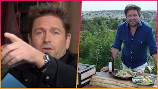 James Martin stops ITVs Saturday Morning show to reassure viewers after shotgunlike noise [upl. by Warthman]