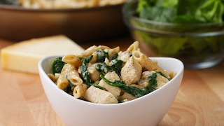 Healthier Chicken Alfredo Pasta [upl. by Meggs]