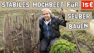 Stabiles Hochbeet für 15€ selber bauen  DIY Hochbeet aus Metal [upl. by Orabla357]