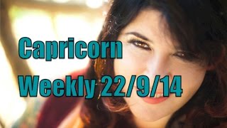 Capricorn Weekly Horoscope September 22 Michele Knight [upl. by Latsryk]