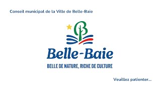 Réunion ordinaire publique du conseil municipal de BelleBaie  19 novembre 2024 [upl. by Slifka614]