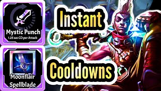 URF in Arena Ekko Instant Cooldowns From Mystic Punch and Moonflair Spellblade [upl. by Allcot]