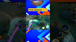 True damage 🔥🔥mobilelegends mlbb [upl. by Toffey]