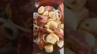 Neck bones amp potatoes in my crockpot from flea market ￼ [upl. by Hourigan]