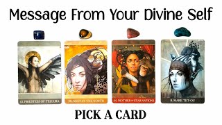 PICK A CARD ❤️ Message From Your Divine Self 🌹 [upl. by Agnola]