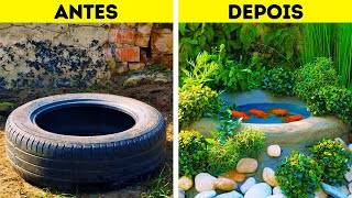 22 DIYs INCRÍVEIS PARA O SEU JARDIM  Dicas úteis para as plantas [upl. by Enilreug]