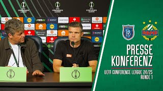 Pressekonferenz nach dem Spiel gegen Basaksehir [upl. by Annaierb486]