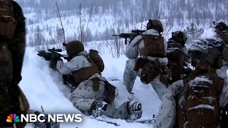 An exclusive look at US Marines training in the Arctic [upl. by Eanert]