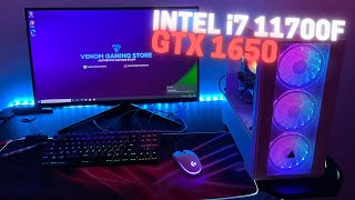 Intel i7 11700F  GTX 1650 PC SET GAMING [upl. by Ahsea]