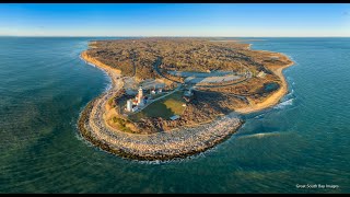 Montauk Point Lighthouse Revetment Completed 2242023 [upl. by Aihsei]