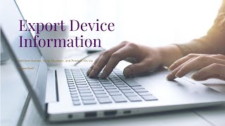 How to export device Hashes serial no and product ID via PowerShell online powershell [upl. by Nylirehc32]