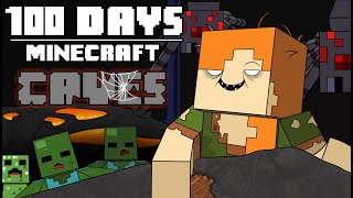 100 Days  Minecraft CAVES [upl. by Jemy320]