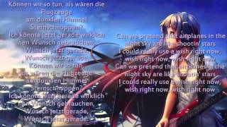 Nightcore Airplanes Remix Lyrics DeutschEnglisch [upl. by Adirem]