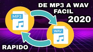 La Mejor App para convertir Audios en MP3 A WAV Actualizado [upl. by Ulrich]