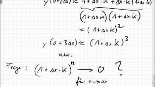 11A2 Stabilität von Differentialgleichungslösern AStabilität explizites EulerVerfahren [upl. by Apgar866]