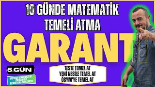 10 Günde Matematik Temeli Atma Garanti Kampı  5 Gün  ÖSYM ye Temel At  Test Çözümleri [upl. by Marielle892]