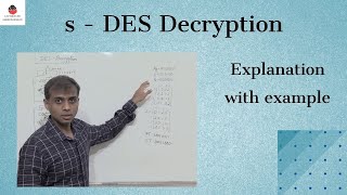 S  DES Decryption  Simplified data encryption standardSDES  Explanation with example [upl. by Pauiie]