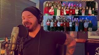 O HOLY NIGHT Shane Greenhall Those Damn Crows amp Oldcastle Primary School Choir [upl. by Katlin]