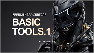 ZBrush Hard Surface Basic Tools Part One [upl. by Naibaf]