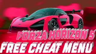 FORZA HORIZON 5 CHEATMOD MENU FREE CARSXPMONEY UPDATED AFTER THE PATCH 2024 [upl. by Verbenia347]