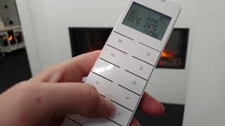 How To Use Your Electric Fire Remote Control [upl. by Nosduh]