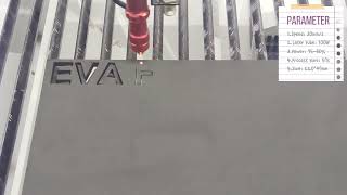 EVA Foam Cutting  Wisely CO2 Laser Engraving Machine [upl. by Sax475]