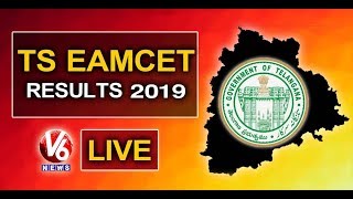 TS EAMCET Results 2019  LIVE  Telangana  V6 News [upl. by Ydda]