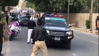 Full Protocol of Newly appointed Chief Justice Pakistan Gulzar Ahmed at Karachi Registry [upl. by Hanser]