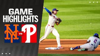 Mets vs Phillies Game Highlights 91424  MLB Highlights [upl. by Guyon831]