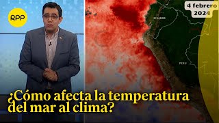 Así influye el Fenómeno El Niño en la temperatura de la costa [upl. by Elwyn]