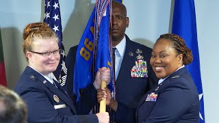 65 ABG Change of Command Ceremony at Lajes Field Azores Portugal [upl. by Anneirda]