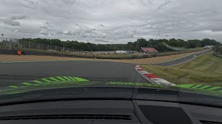 Porsche 718 Cayman GTS  Brands Hatch hotlap [upl. by Rann]