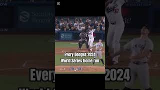 Every Dodger home run in the 2024 World Series dodgers worldseries homerun freddiefreeman [upl. by Hogarth]