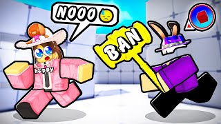 I Pretended to GET HER BANNED In Roblox Rivals [upl. by Pinzler]