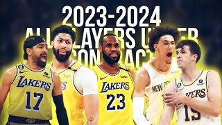 Los Angeles Lakers Roster 20232024  All Players Under Contract  w Highlights [upl. by Tager]