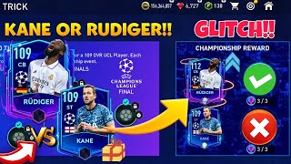 GLITCH RÜDIGER VS KANE WHAT TO CHOOSE UCL FIFA MOBILE 23  ROAD TO THE FINAL VSA TRICK FIFA MOBILE [upl. by Elumas]