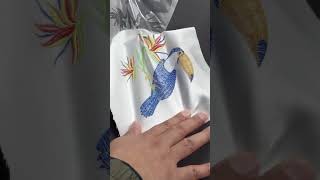 UV Film Creating Embroidery Effect [upl. by Warrick]