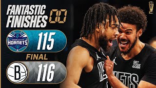 Final 348 WILD ENDING Hornets at Nets 👀🏆  November 19 2024 [upl. by Marvel]