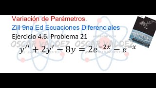 Ejercicios 46 Problema 21 Dennis G ZILL 9na Ed Variación de parámetros PVI [upl. by Gaddi]