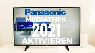 Mediathek aktivieren Panasonic Android TV 2021 [upl. by Yendys]