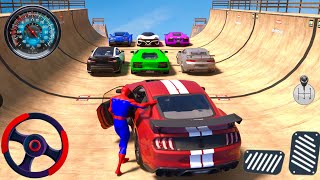 SUPER HERO CAR STUNT RACING 3D GT MEGA RAMP ANDROID GAMEPLAY [upl. by Radmen]