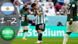 Argentina vs Saudi Arabia 12 World Cup 2022 Extended Highlights Arabic Commentary 🔥🔥worldcup [upl. by Leinad]