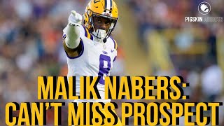 THE CHARGERS NEED TO DRAFT MALIK NABERS  LSU PRO DAY [upl. by Alik306]