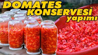 LEZZETÄ° TAM YAPIMI EN KOLAY DOMATES KONSERVESÄ° NASIL YAPILIR [upl. by Harrow833]